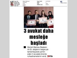 BASINDA BAROMUZ (Baro Bşk. Er, "Mesleki Eğitimleri Artırdık")