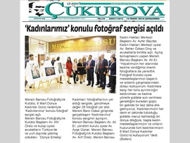 BASINDA MERSİN BAROSU (Mersin Barosu Fotoğrafçılık Kulübü 'Kadınlarımız' Konulu Fotoğraf Sergisi Açtı)