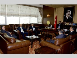 MERSİN SMMO BAŞKANI VE YÖNETİMİNDEN, BARO BAŞKANIMIZA ZİYARET