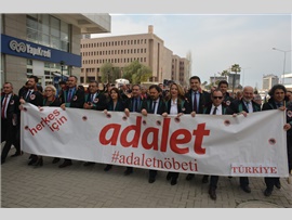 MERSİN BAROSU ADALET NÖBETİNDE