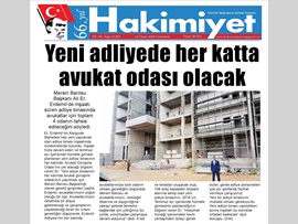 BASINDA BAROMUZ (ERDEMLİ YENİ ADLİYE'NİN HER KATINA AVUKAT GÖRÜŞME ODASI YAPILIYOR)