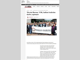 BASINDA BAROMUZ (Yeşilboğaz: "YSK, Halkın İradesine Darbe Yapmıştır")