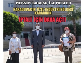 MERSİN BAROSU VE MERÇED, ‘TEHLİKELİ KARAR’ İÇİN İKİNCİ KEZ DAVA AÇTI