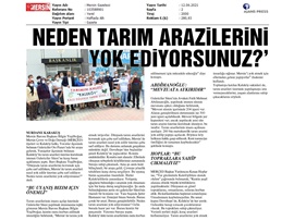 Yeşilboğaz 'Mersin'de tarım arazilerini neden yok ediyorsunuz?'