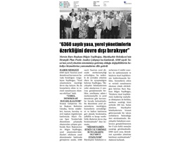 BASINDA BAROMUZ (Yeşilboğaz: "6330 Sayılı Yasa Yerel Yönetimlerin Özerkliğini Devre Dışı Bırakıyor")