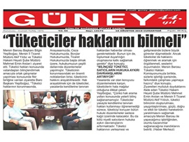 BASINDA BAROMUZ (Yeşilboğaz; "Tüketiciler Haklarını Bilmeli")