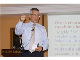 “AVUKATIN CEZAİ, HUKUKİ VE DİSİPLİN SORUMLULUĞU, AVUKATLIK SÖZLEŞMESİ” KONULU SEMİNER DÜZENLENDİ