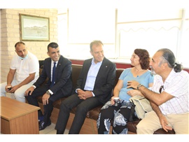 MERSİN BÜYÜKŞEHİR BELEDİYE BAŞKANI SEÇER’DEN, BARO BAŞKANIMIZ ÖZDEMİR’E ZİYARET