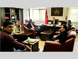 Başkanımız ile Yönetim Kurulu Üyelerimiz, Mut Cumhuriyet Başsavcısı Sayın; Sinan ÇULFA' yI Makamında ziyaret ettiler.