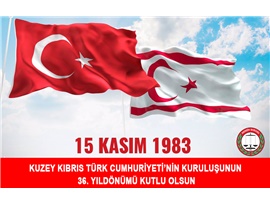 YEŞİLBOĞAZ: “15 KASIM, ÇAĞDAŞ BİR ULUSUN DOĞUM GÜNÜ”