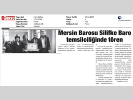 BASINDA BAROMUZ (Yemin Töreni'nde Konuşan Baro Başkanımız, "Başarı Azimle Olur" Dedi.