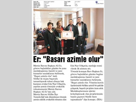 BASINDA BAROMUZ (Yemin Töreni'nde Konuşan Baro Başkanımız, "Başarı Azimle Olur" Dedi.