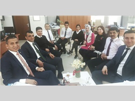 ZİYARET- Başkanımız,İl Sağlık Müdürlüğü ve Kamu Hastaneleri Birliği avukatlarını ziyaret ettiler.