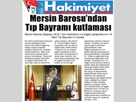 BASINDA BAROMUZ (Baro Bşk. Er 14 Mart Tıp Bayramı'nı Kutladı)