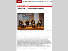 BASINDA BAROMUZ (Konkordato Krize Çözüm mü? Konulu Konferans)