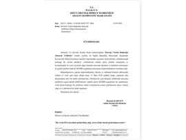 MERSİN ADALET KOMİSYONU BAŞKANLIĞI'NIN, DURUŞMALARIN ERTELENMESİ İLE İLGİLİ KARARI
