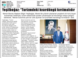 BASINDA BAROMUZ (Turizm Haftası Mesajı)