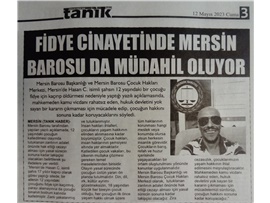 Mersin Barosu, çocuk cinayeti davasını takip edecek