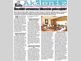 BASINDA BAROMUZ (Yeşilboğaz:  "Ülkemizin Daha Beter Olmasına İzin Vermeyeceğiz")