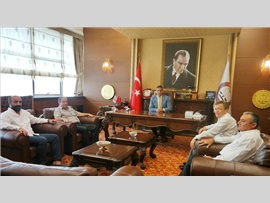 ADANA YEMİNLİ MALİ MÜŞAVİRLER ODASI MERSİN TEMSİLCİSİ, BARO BAŞKANIMIZI MAKAMINDA ZİYARET ETTİ.