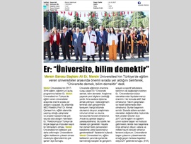 BASINDA BAROMUZ (Başkanımız Mersin Üniversitesi'nin 2017-2018 Eğitim-Öğretim Yılı Açılış Programına Katıldı)