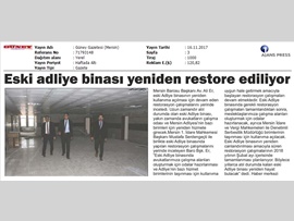 BASINDA BAROMUZ (Eski Adliye Binası Yeniden Hayat Bulacak)