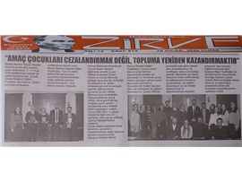BASINDA BAROMUZ (Avukatlarımıza Çocuk Adalet Sistemi Eğitimi Verildi)