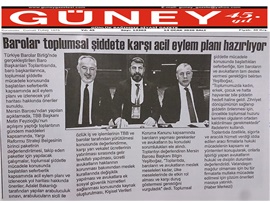 BASINDA BAROMUZ (Barolar Toplumsal Şiddete Karşı Acil Eylem Planı Yapıyor)