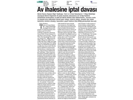 Mersin Barosu, "İhaleli dağ keçisi cinayetinin' iptali için dava açtı