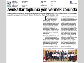 BASINDA BAROMUZ (Mersin Barosu ile Mezitli Belediyesi Ortak Projelere Devam Ediyor)