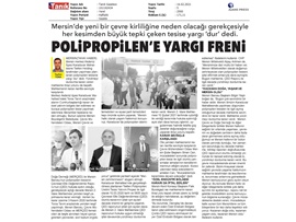 Polipropilen Tesisi'ne yargı freni
