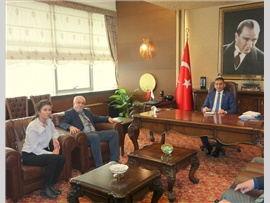 ZİYARET - Mersin Briç Spor Kulübü Yönetimi Başkanımızı Makamında Ziyaret Ettiler.