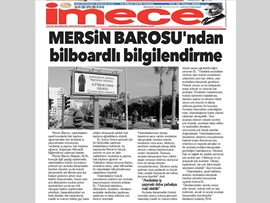 BASINDA BAROMUZ (Baromuz Bilboardlarda Farkındalık Çalışması Başlattı)