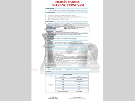 SATRANÇ TURNUVASI