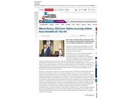 BASINDA BAROMUZ (Mersin Barosu 2020 Yılını, Kadına ve Çocuğa Şiddete Karşı Mücadele Yılı İlan Etti)
