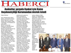 BASINDA BAROMUZ (Avukatlar Yargıda Liyakat İçin, Kamu Başdenetçiliği Kurumundan Destek İstedi)