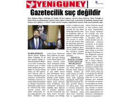 BASINDA BAROMUZ (Yeşilboğaz: "Gazetecilik Suç Değildir")