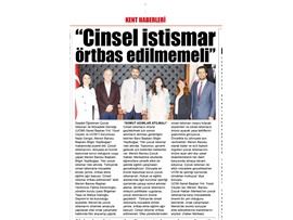 BASINDA BAROMUZ (Yeşilboğaz: "En Kronik Toplumsal Sorun Çocuk İstismarıdır")