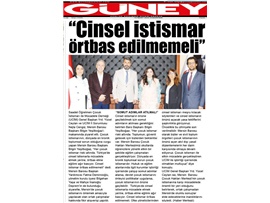 BASINDA BAROMUZ (Yeşilboğaz: "En Kronik Toplumsal Sorun Çocuk İstismarıdır")
