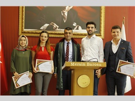STAJYER AVUKATLARIMIZA KURGUSAL DURUŞMA YARIŞMASI’NA KATILIM BELGESİ VERİLDİ