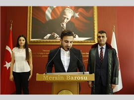 BAŞKAN VEKİLİMİZ AV. GAZİ ÖZDEMİR:  “GENÇ AVUKATLARIMIZA ÖNEM VERİYORUZ”
