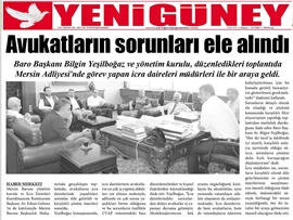 BASINDA BAROMUZ (Avukatların İcra Dairelerindeki Sorunları Ele Alındı)