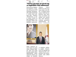 15 Temmuz Darbesi yıldönümü mesajı