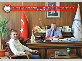 BARO BAŞKANIMIZ MERSİN MİLLİ EĞİTİM İL MÜDÜRLÜĞÜNÜ ZİYARET ETTİ.