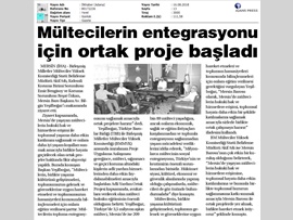BASINDA BAROMUZ (Mültecilerin Entegrasyonu İçin Ortak Proje Başlıyor)
