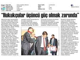 BASINDA BAROMUZ (Yemin Töreni-"Hukuk Üçüncü Güç Olmaz Zorunda")