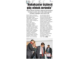 BASINDA BAROMUZ (Yemin Töreni-"Hukuk Üçüncü Güç Olmaz Zorunda")
