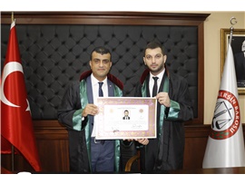 9 STAJYER AVUKATIMIZ CÜBBE GİYDİ