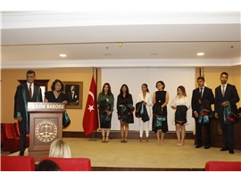 9 STAJYER AVUKATIMIZ, AVUKATLIK RUHSATNAMELERİNİ ALDI