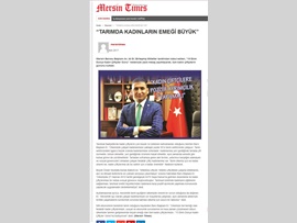 BASINDA BAROMUZ (Başkanımızın 'Dünya Kadın Çiftçiler Günü' Mesajı)